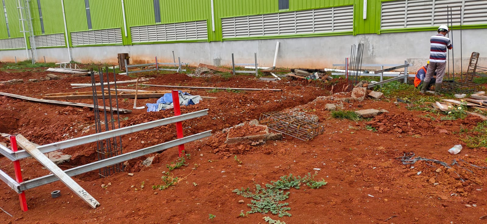 TML - Jasa pekerjaan ruang compressor oleh CV. Cahaya Benteng Teknik Proyek Sadang